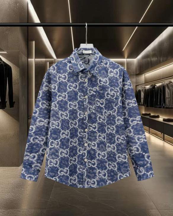 Picture of Gucci Shirt Long _SKUGucciM-XLxetr13526456
